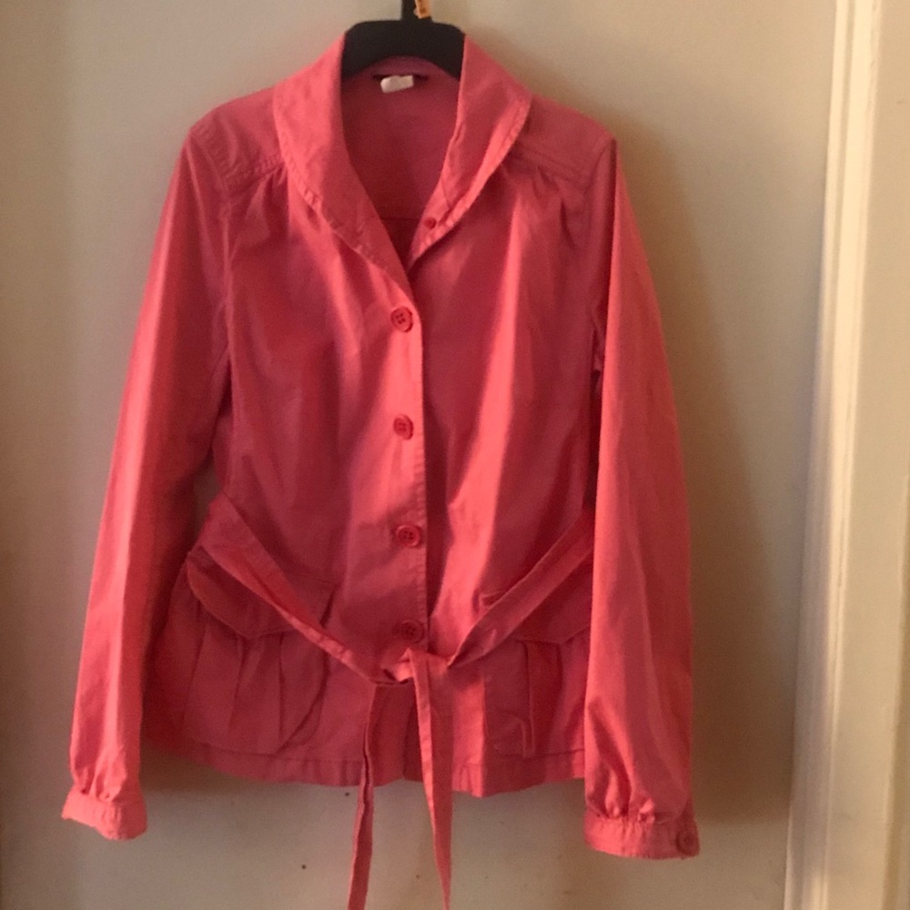 J crew pink jacket
